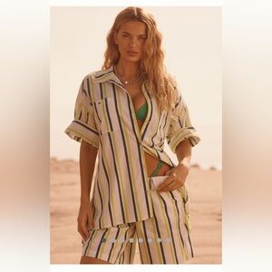 Anthropologie Boxy Buttondown Shirt